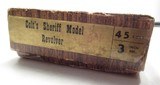 RARE COLT 2ND GENERATION .45 SHERIFF’S MODEL REVOLVER from COLLECTING TEXAS – NEW in ORIGINAL BOX - 18 of 21