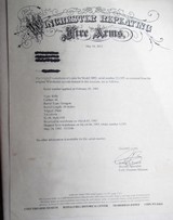 RARE ONE-OF-A-KIND WINCHESTER MODEL 1892 SHORT RIFLE from COLLECTING TEXAS – SHIPPED 1903 – FACTORY LETTER - 22 of 22