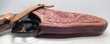 VERY NICE TOOLED HOLSTER for 4” K-FRAME SMITH & WESSON REVOLVER from COLLECTING TEXAS – SIMON’S of ALBUQUERQUE MADE - 3 of 7