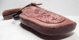 VERY NICE TOOLED HOLSTER for 4” K-FRAME SMITH & WESSON REVOLVER from COLLECTING TEXAS – SIMON’S of ALBUQUERQUE MADE - 7 of 7