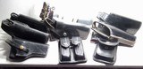 LOT of POLICE HOLSTERS and GUN RIG ACCESSORIES from COLLECTING TEXAS