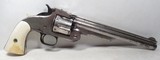 SMITH & WESSON 2ND MODEL AMERICAN ANTIQUE REVOLVER from COLLECTING TEXAS – CIRCA 1870’s - .44 AMERICAN CALIBER