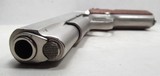 GOVERNMENT MODEL COLT 1911 MK IV/SERIES 70 PISTOL from COLLECTING TEXAS - .45 ACP – NICKEL FINISH - 16 of 16