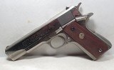 GOVERNMENT MODEL COLT 1911 MK IV/SERIES 70 PISTOL from COLLECTING TEXAS - .45 ACP – NICKEL FINISH - 5 of 16
