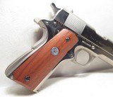 COLT 1911 MODEL MK IV/SERIES 70 PISTOL from COLLECTING TEXAS - .45 ACP – NICKEL FINISH – CIRCA 1971 - 2 of 16
