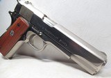 COLT 1911 MODEL MK IV/SERIES 70 PISTOL from COLLECTING TEXAS - .45 ACP – NICKEL FINISH – CIRCA 1971 - 3 of 16