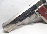 COLT 1911 MODEL MK IV/SERIES 70 PISTOL from COLLECTING TEXAS - .45 ACP – NICKEL FINISH – CIRCA 1971 - 7 of 16