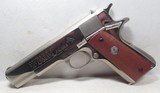 COLT 1911 MODEL MK IV/SERIES 70 PISTOL from COLLECTING TEXAS - .45 ACP – NICKEL FINISH – CIRCA 1971 - 5 of 16
