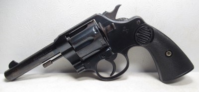 89 YEAR OLD COLT NEW SERVICE REVOLVER from COLLECTING TEXASHOUSTON, TEXAS SHIPPEDFACTORY LETTER