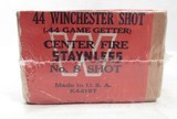 WINCHESTER .44 WINCHESTER SHOT 50 COUNT BOX of AMMO from COLLECTING TEXAS – CIRCA EARLY 1900’s - 3 of 5