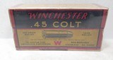 50 COUNT BOX of WINCHESTER .45 COLT AMMO from COLLECTING TEXAS