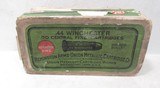 REMINGTON .44 WINCHESTER BOX of AMMO from COLLECTING TEXAS – FULL 50 COUNT BOX