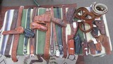 LOT of QUALITY BELTS and HOLSTERS from COLLECTING TEXAS – S.D. MYRES – PRISON MADE – HEISER - TEXAS RANGER OWNED – ETC. - 1 of 6