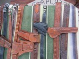 LOT of QUALITY BELTS and HOLSTERS from COLLECTING TEXAS – S.D. MYRES – PRISON MADE – HEISER - TEXAS RANGER OWNED – ETC. - 4 of 6