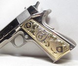 COLT GOVERNMENT MODEL 1911 MK IV/SERIES 70 PISTOL from COLLECTING TEXAS - CIRCA 1973-1974 – 24K GOLD GRIPS - 2 of 15
