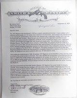 RARE and UNUSUAL 70 YEAR-OLD SMITH & WESSON .357 MAGNUM – POST WAR (PRE-MODEL 27) REVOLVER from COLLECTING TEXAS – FACTORY LETTER - 22 of 23