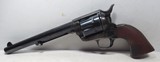 NAVY ARMS/UBERTI .45 CALIBER SINGLE ACTION REVOLVER from COLLECTING TEXAS – “U.S.” MARKED – 7 1/2” BARREL - 1 of 17