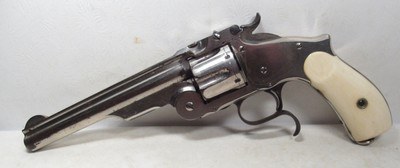 ANTIQUE SMITH & WESSON 3RD MODEL RUSSIAN REVOLVER from COLLECTING TEXAS – CIRCA 1870’s - .44 RUSSIAN CALIBER