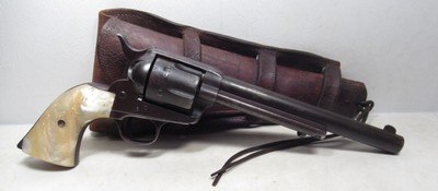 SCARCE TEXAS SHIPPED ANTIQUE COLT SINGLE ACTION ARMY REVOLVER from COLLECTING TEXAS – J.C. PETMECKY – 1893