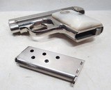 COLT MODEL 1908 - .25 ACP with EXTREMELY RARE & CORRECT FLUSH MEDALLION FORWARD FACING HORSE PEARL GRIPS from COLLECTING TEXAS - 11 of 14