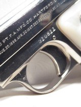 COLT MODEL 1908 - .25 ACP with EXTREMELY RARE & CORRECT FLUSH MEDALLION FORWARD FACING HORSE PEARL GRIPS from COLLECTING TEXAS - 2 of 14
