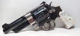 SMITH & WESSON .357 REVOLVER from COLLECTING TEXAS – 2-TONE – REALLY STRANGE REVOLVER – PEARL GRIPS - 1 of 21