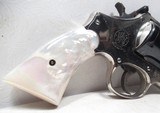 SMITH & WESSON .357 REVOLVER from COLLECTING TEXAS – 2-TONE – REALLY STRANGE REVOLVER – PEARL GRIPS - 5 of 21