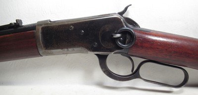 GREAT WINCHESTER MODEL 92 LEVER-ACTION SADDLE RING CARBINE from COLLECTING TEXAS – MADE 1923 - .38 W.C.F. CALIBER - Image 3 of 20