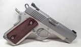 KIMBER COMPACT ALUMINUM STAINLESS .45 AUTOMATIC PISTOL from COLLECTING TEXAS – 2 EXTRA WILSON COMBAT MAGAZINES - 4 of 15