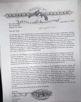 SMITH & WESSON NON-REGISTERED MAGNUM REVOLVER from COLLECTING TEXAS – MISSISSIPPI HWY PATROL SHIPPED – FACTORY LETTER - 19 of 21