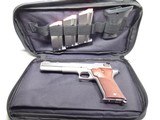 AMT AUTOMAG II PISTOL in .22 MAG CALIBER from COLLECTING TEXAS – CASE, EXTRA GRIPS, and 3 EXTRA MAGAZINES INCLUDED - 1 of 15