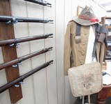 ANTIQUE PHILIPPINE CAMPAIGN USED COLT S.A.A. REVOLVER with UNIFORM, HAT, HOLSTER, BELT, MESS KIT, ETC. from COLLECTING TEXAS - 1 of 19