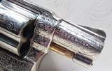 FANTASTIC FRANK HENDRICKS ENGRAVED SMITH & WESSON MODEL 36 REVOLVER from COLLECTING TEXAS – 2” BARREL – GOLD ACCENTS - 14 of 25