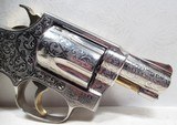 FANTASTIC FRANK HENDRICKS ENGRAVED SMITH & WESSON MODEL 36 REVOLVER from COLLECTING TEXAS – 2” BARREL – GOLD ACCENTS - 12 of 25