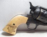 OUTSTANDING CUSTOM ENGRAVED COLT SINGLE ACTION ARMY REVOLVER from COLLECTING TEXAS – GOLD ACCENTS – MADE 1910 - 2 of 21