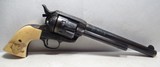 OUTSTANDING CUSTOM ENGRAVED COLT SINGLE ACTION ARMY REVOLVER from COLLECTING TEXAS – GOLD ACCENTS – MADE 1910 - 1 of 21