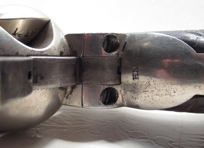 VERY INTERESTING COLT S.A.A. REVOLVER from COLLECTING TEXAS – HENRY NETTLETON INSPECTED – U.S. GOVT. SHIPPED in 1878 - Image 12 of 21