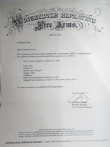 WINCHESTER MODEL 1892 TAKEDOWN RIFLE from COLLECTING TEXAS – FACTORY LETTER – MADE 1905 - 21 of 21