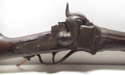 REAL NATIVE AMERICAN USED SHARPS CARBINE from COLLECTING TEXAS – .50 CALIBER – THE REAL DEAL - Image 3 of 16