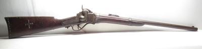 REAL NATIVE AMERICAN USED SHARPS CARBINE from COLLECTING TEXAS – .50 CALIBER – THE REAL DEAL - Image 1 of 16