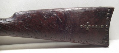 REAL NATIVE AMERICAN USED SHARPS CARBINE from COLLECTING TEXAS – .50 CALIBER – THE REAL DEAL - Image 5 of 16