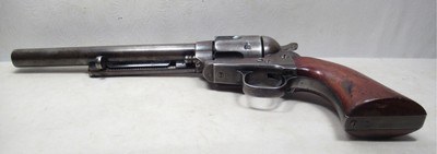ANTIQUE COLT S.A.A. .45 CONDEMNED by GOVT. INSPECTOR & SHIPPED as CIVILIAN to WESTERN DISTRIBUTOR B. KITTREDGE, CINCINNATI, OHIO in 1876 - Image 15 of 22