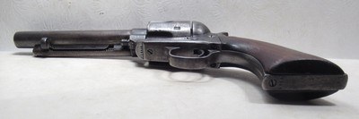 ANTIQUE PHILIPPINE CAMPAIGN USED COLT S.A.A. REVOLVER with UNIFORM, HAT, HOLSTER, BELT, MESS KIT, ETC. from COLLECTING TEXAS - Image 9 of 19