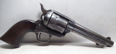 ANTIQUE PHILIPPINE CAMPAIGN USED COLT S.A.A. REVOLVER with UNIFORM, HAT, HOLSTER, BELT, MESS KIT, ETC. from COLLECTING TEXAS - Image 4 of 19