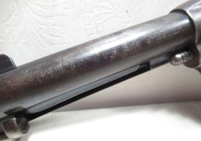 125 YEAR-OLD COLT SINGLE ACTION ARMY REVOLVER from COLLECTING TEXAS – 44-40 “COLT FRONTIER SIX SHOOTER” ROLL-DIE - Image 5 of 17
