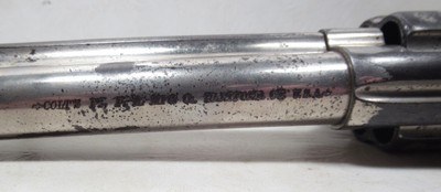 VERY EARLY ANTIQUE COLT SINGLE ACTION ARMY REVOLVER from COLLECTING TEXAS – SHIPPED 1875 – PRESENTATION CASE and AMMO INCLUDED - Image 10 of 20