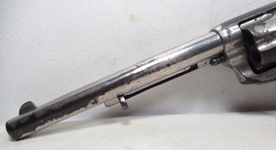 VERY EARLY ANTIQUE COLT SINGLE ACTION ARMY REVOLVER from COLLECTING TEXAS – SHIPPED 1875 – PRESENTATION CASE and AMMO INCLUDED - Image 5 of 20