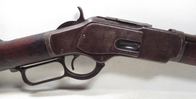 VERY SCARCE WINCHESTER MODEL 1873 SADDLE RING CARBINE from COLLECTING TEXAS – MADE 1879 - .32/20 CALIBER - Image 3 of 20