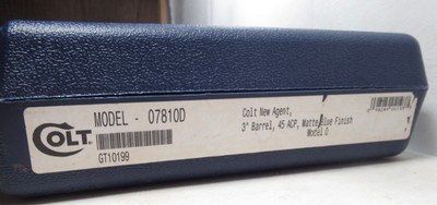 COLT NEW AGENT LIGHTWEIGHT .45 SEMI-AUTO PISTOL in ORIGINAL BOX with PAPERS from COLLECTING TEXAS - Image 16 of 16