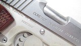 KIMBER COMPACT ALUMINUM STAINLESS .45 AUTOMATIC PISTOL from COLLECTING TEXAS – 2 EXTRA WILSON COMBAT MAGAZINES - Image 7 of 15